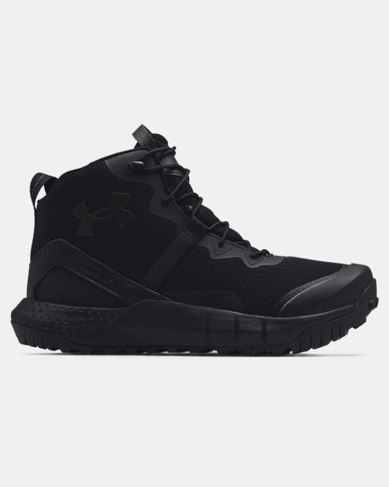 Chaussures militaires UA Micro G® Valsetz Mid pour homme, Black, pdpMainDesktop image number 0